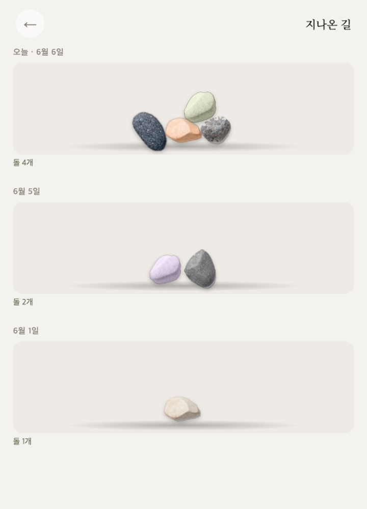 트레일 — 지나온 길